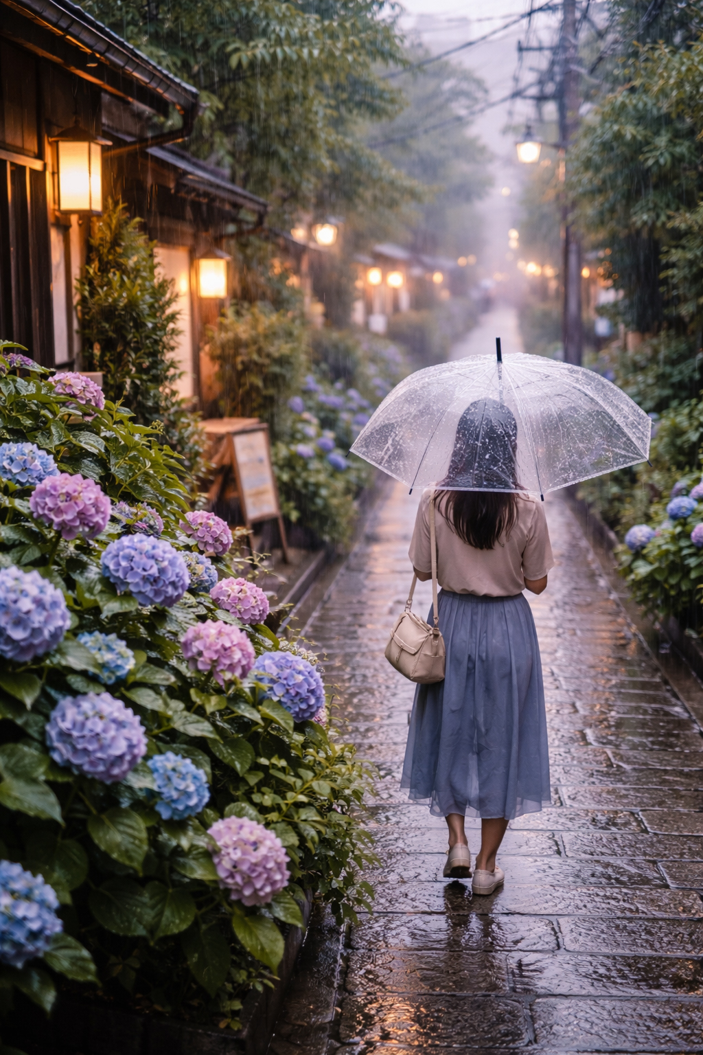 雨の日の東京を親子で楽しむやさしい街角